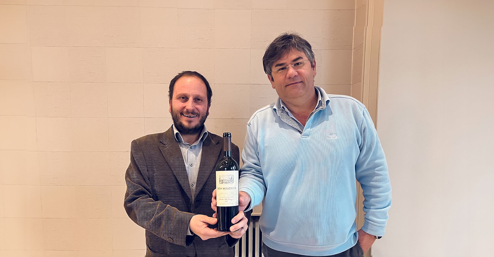 Regis Gehlen visita Viña Don Melchor