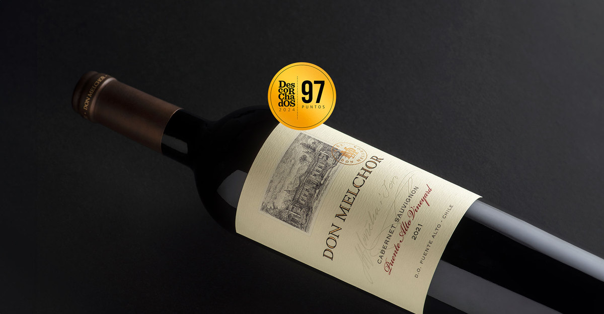Don Melchor 2021 destacado entre los Mejores Cabernet Sauvignon de Chile  por Descorchados 2024